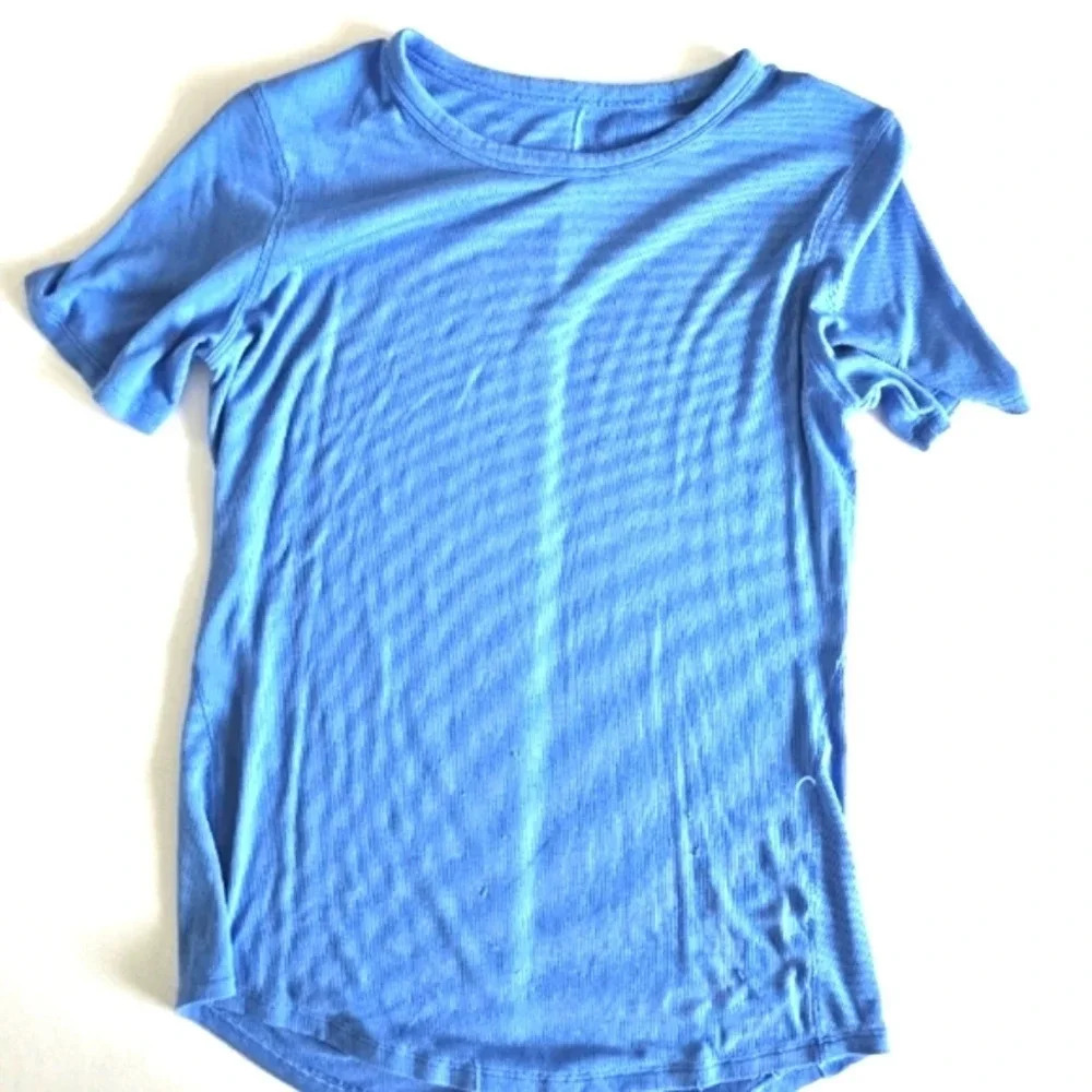Blue Stretchy Tee